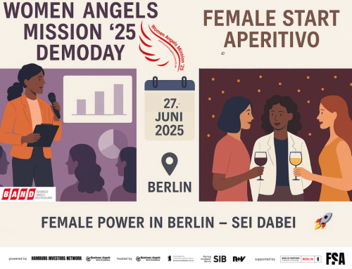 Where Female Angels Shine – Der große DemoDay & Female Start-up Aperitivo am 27. Juni in Berlin